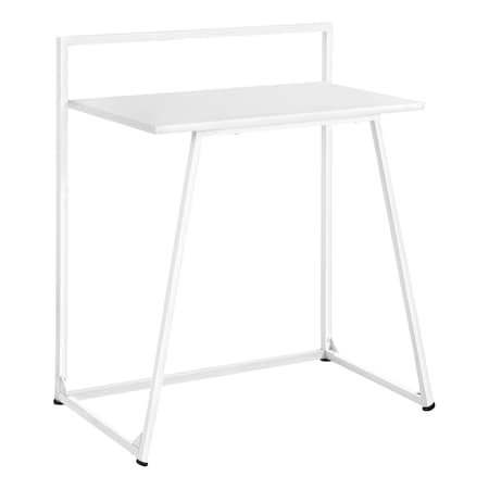 Monarch Specialties Computer Desk, Home Office, Laptop, 30"L, Work, Metal, Laminate, White, Contemporary, Modern I 7110